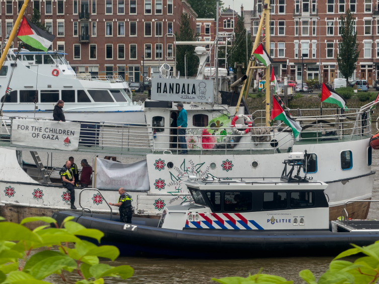 Norveç'ten Gazze'ye giden gemi Hollanda'ya ulaştı