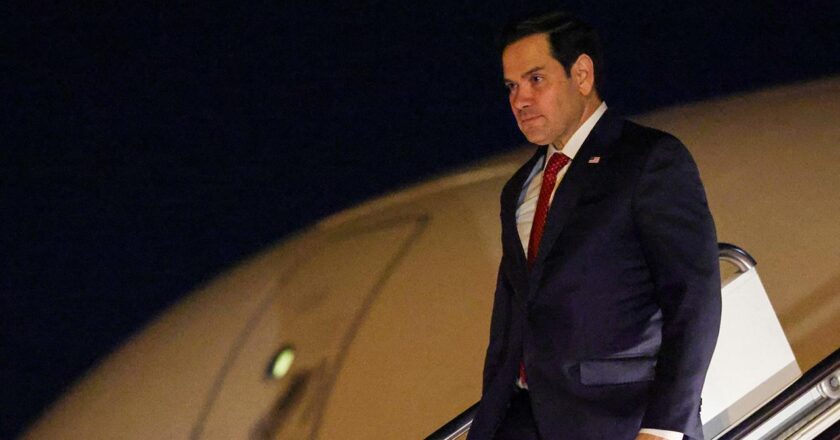 ABD Dışişleri Bakanı İsrail’de Rubio