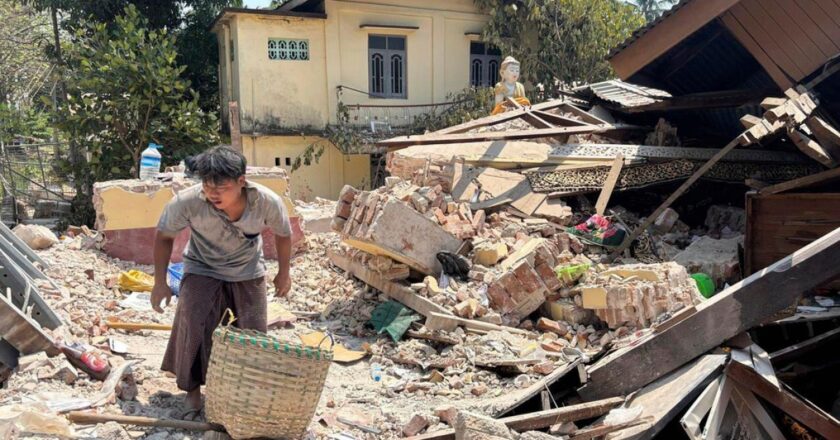 5.1 -Myanmar’daki Mandalay yakınlarında büyük şoklar meydana geldi