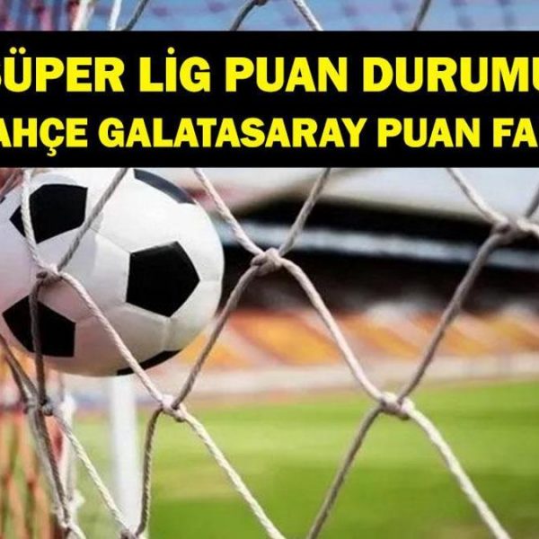 Fenerbahçe Galatasaray Puan Farkı Kaç? Süper Lig’de Puan Durumu Ne, Kim Kaçıncı Sırada?
